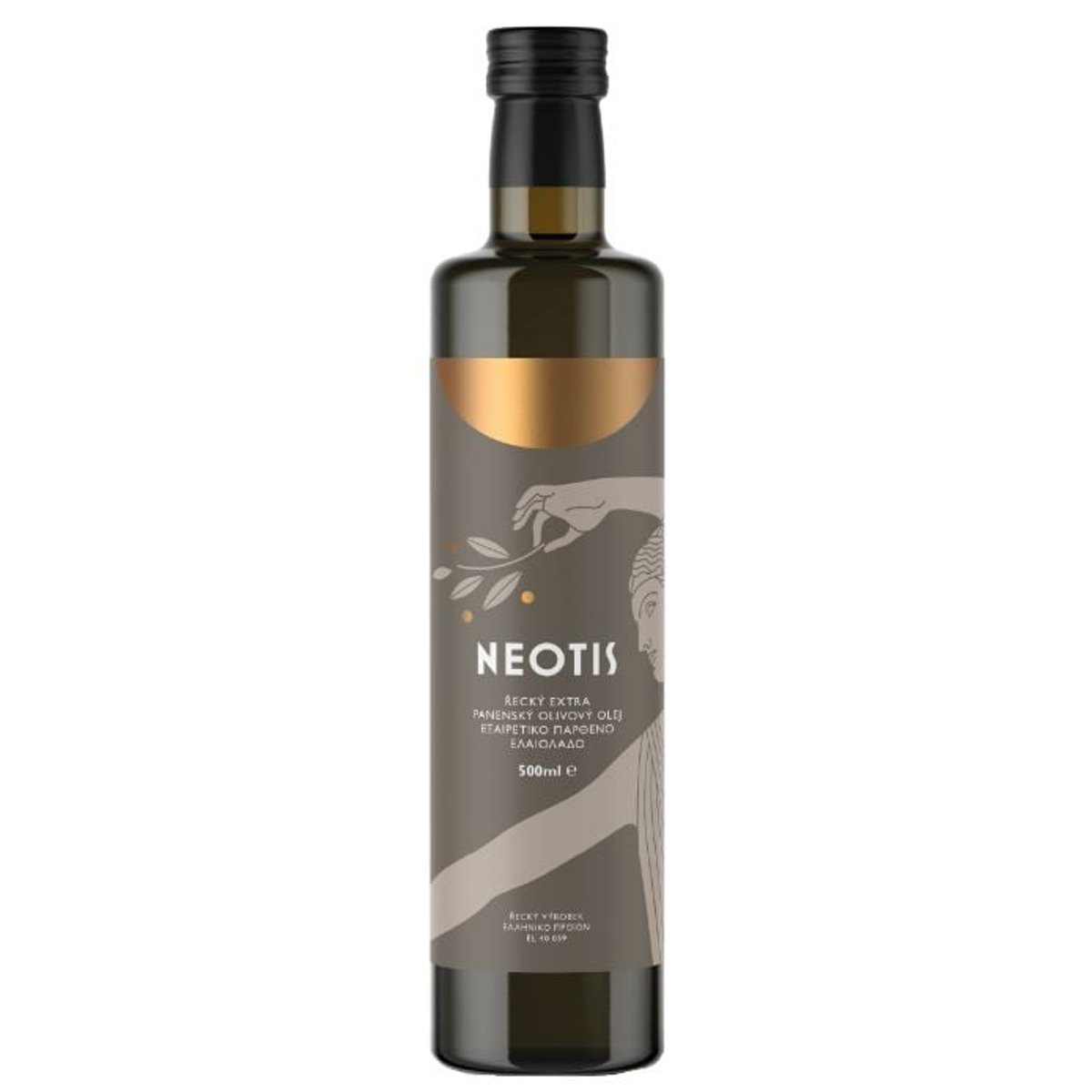 Neotis Peloponés Extra panenský olivový olej (MANAKI) 0,3% 500ml – sklo