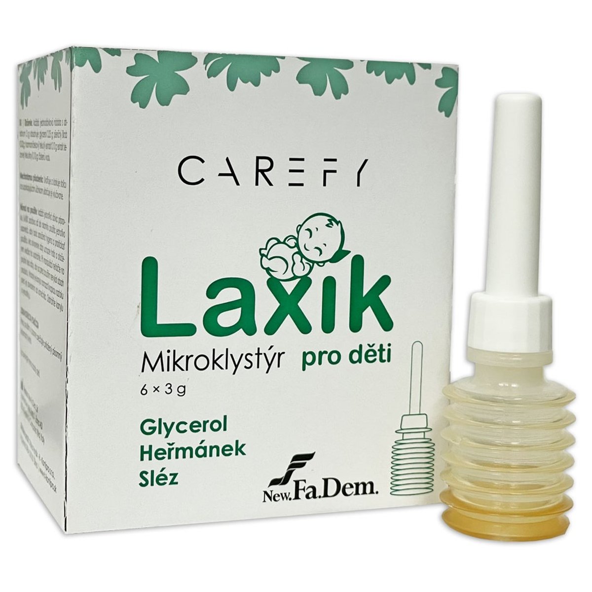 CAREFY Laxík mikroklystýr pro děti 6x3g