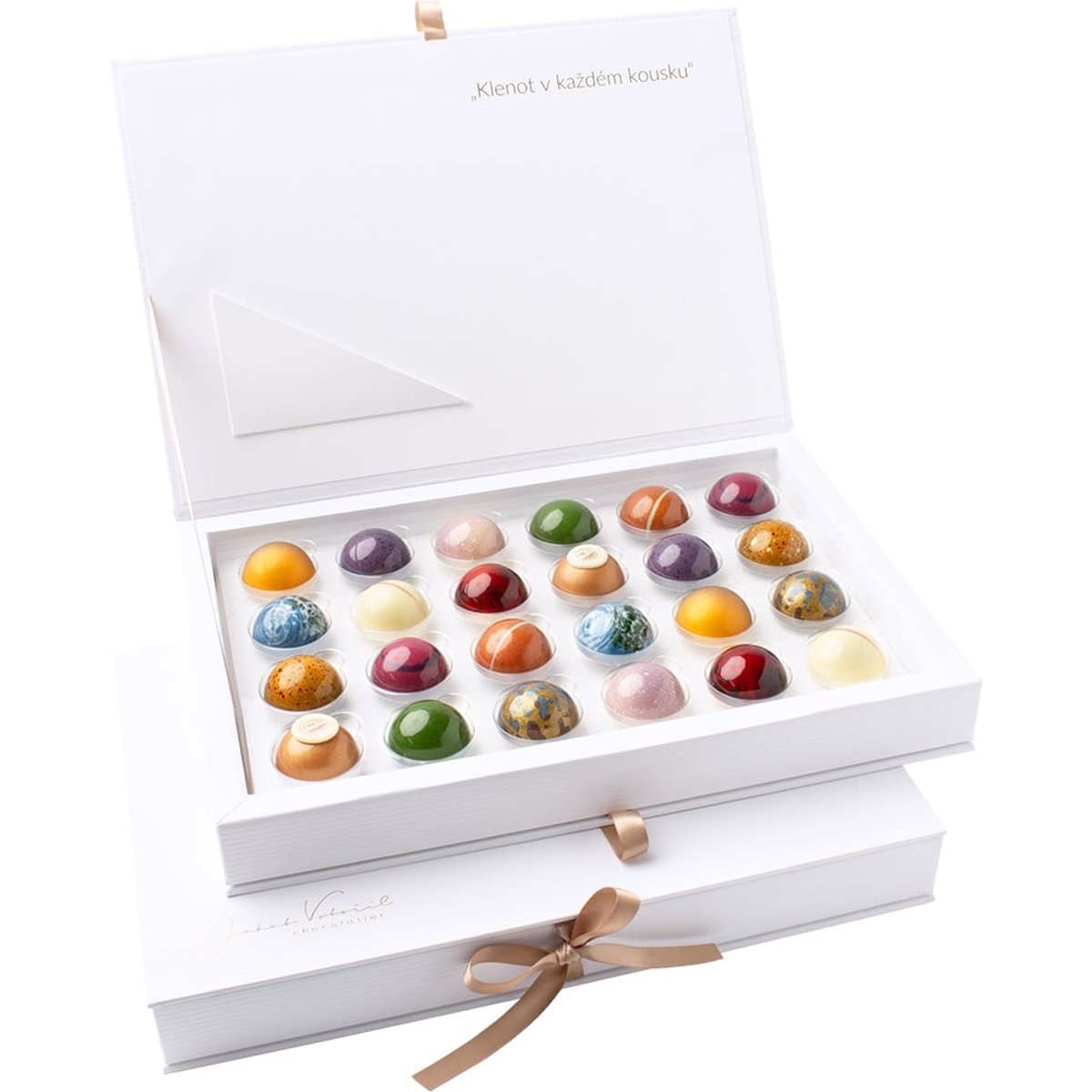 Jakub Vobořil chocolatier Kolekce 24 čokoládových pralinek