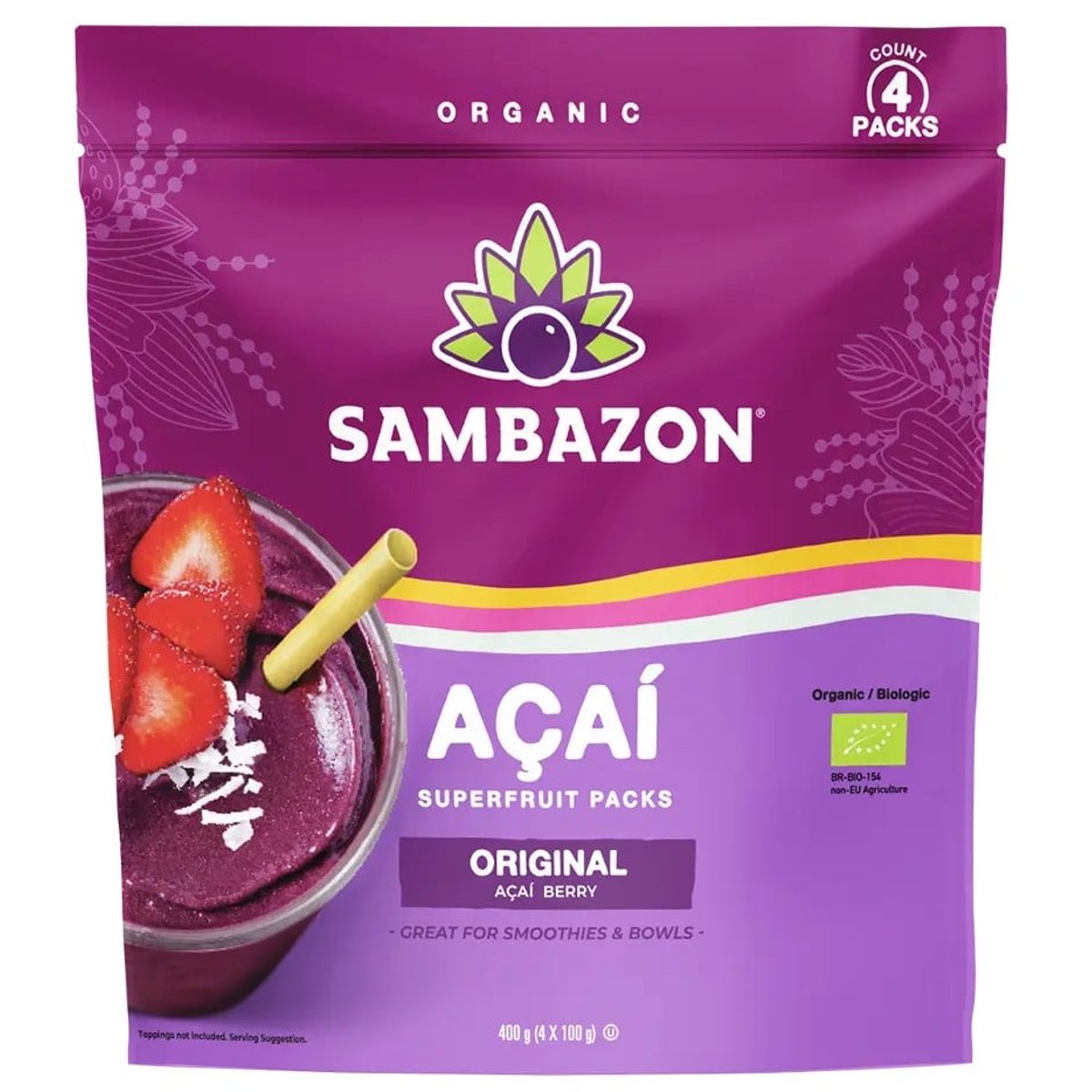 Sambazon BIO Acai Original dřeň na smoothie
