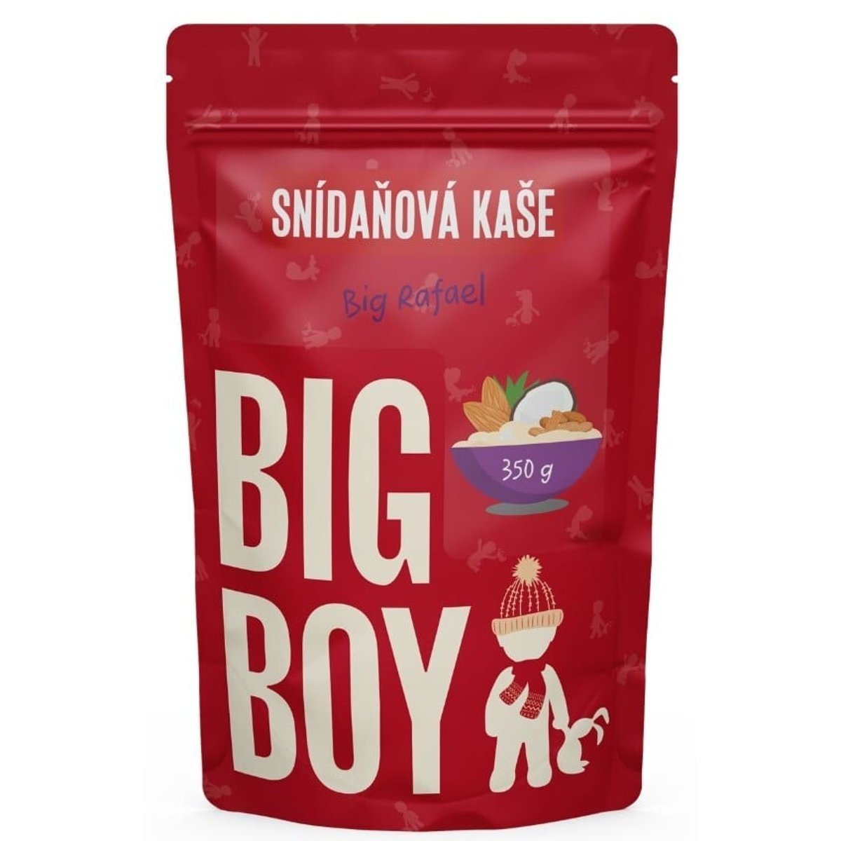 Big Boy Big Rafael Kaše s bílou čokoládou, kokosem a mandlemi