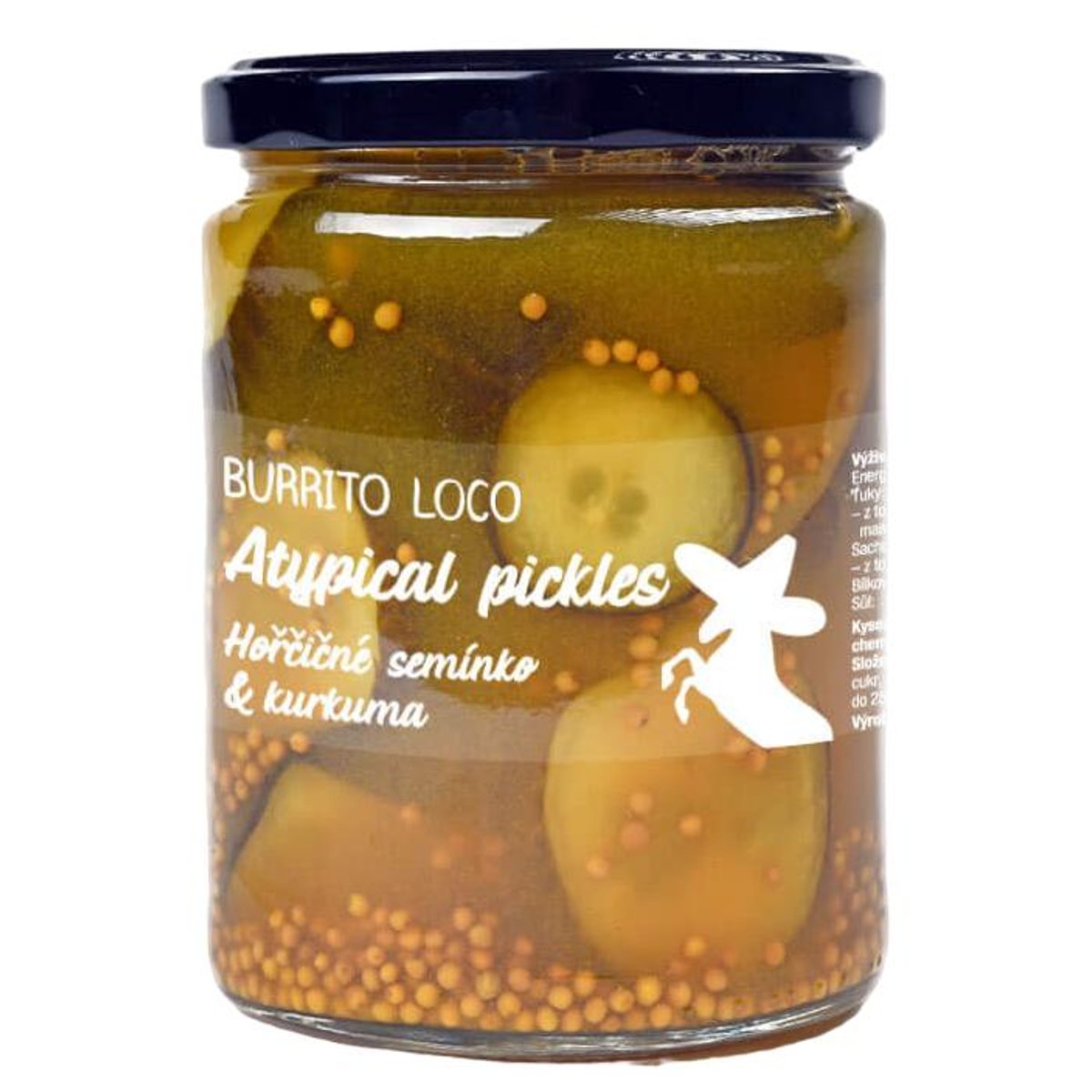 Beze zbytku Burrito Loco pickles hořčice