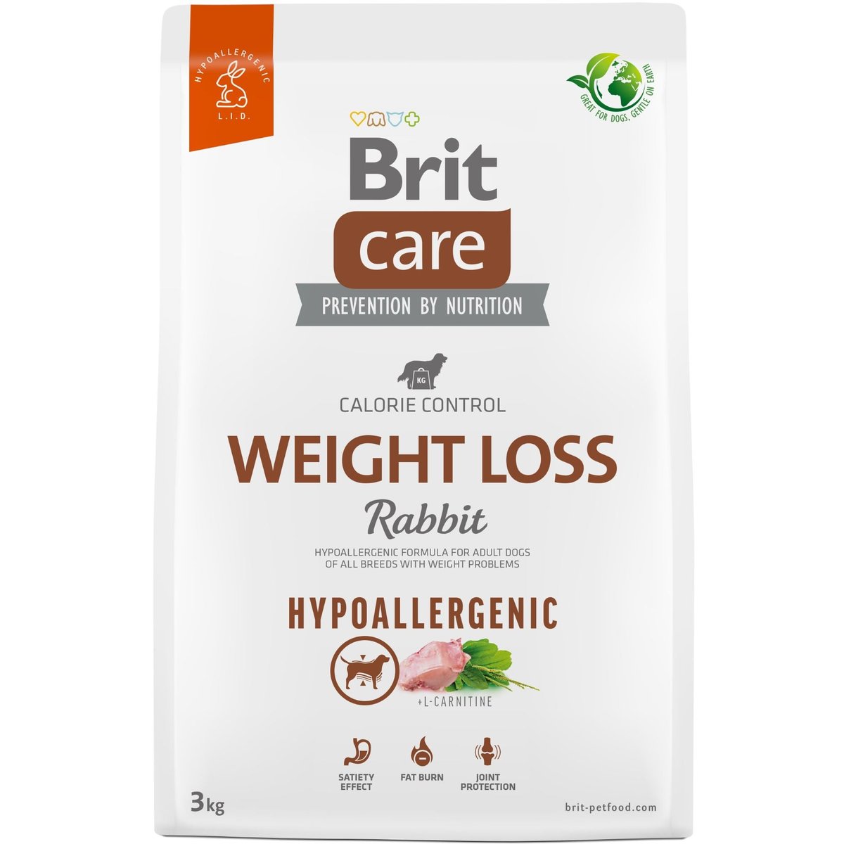 Brit Care Dog Hypoallergenic Weight Loss Rabbit pro psy