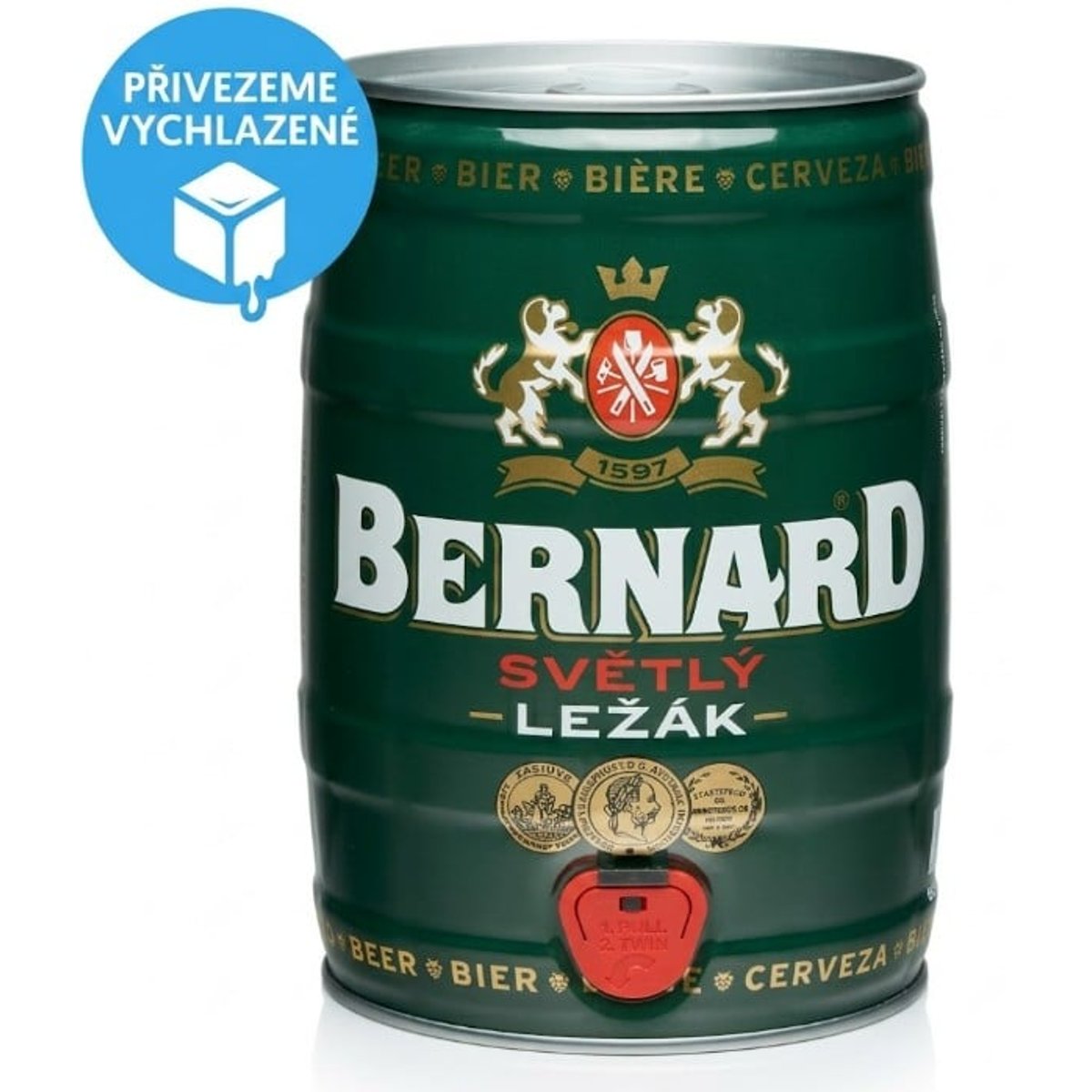 Bernard Světlý ležák 11% soudek