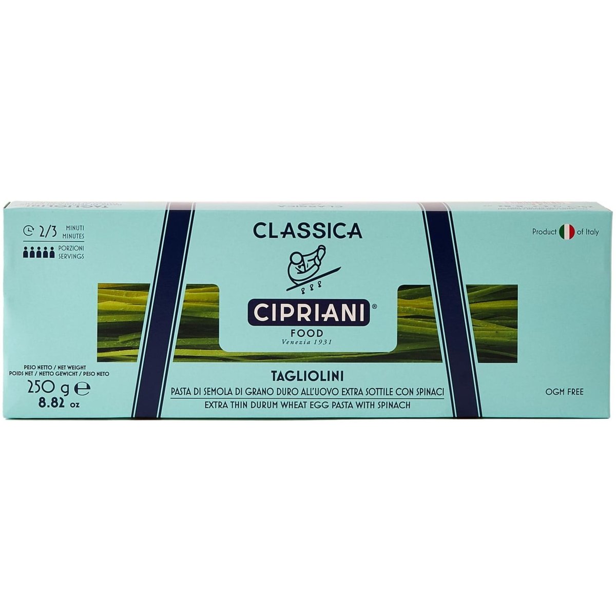 Cipriani Špenátovo-vaječné tagliolini