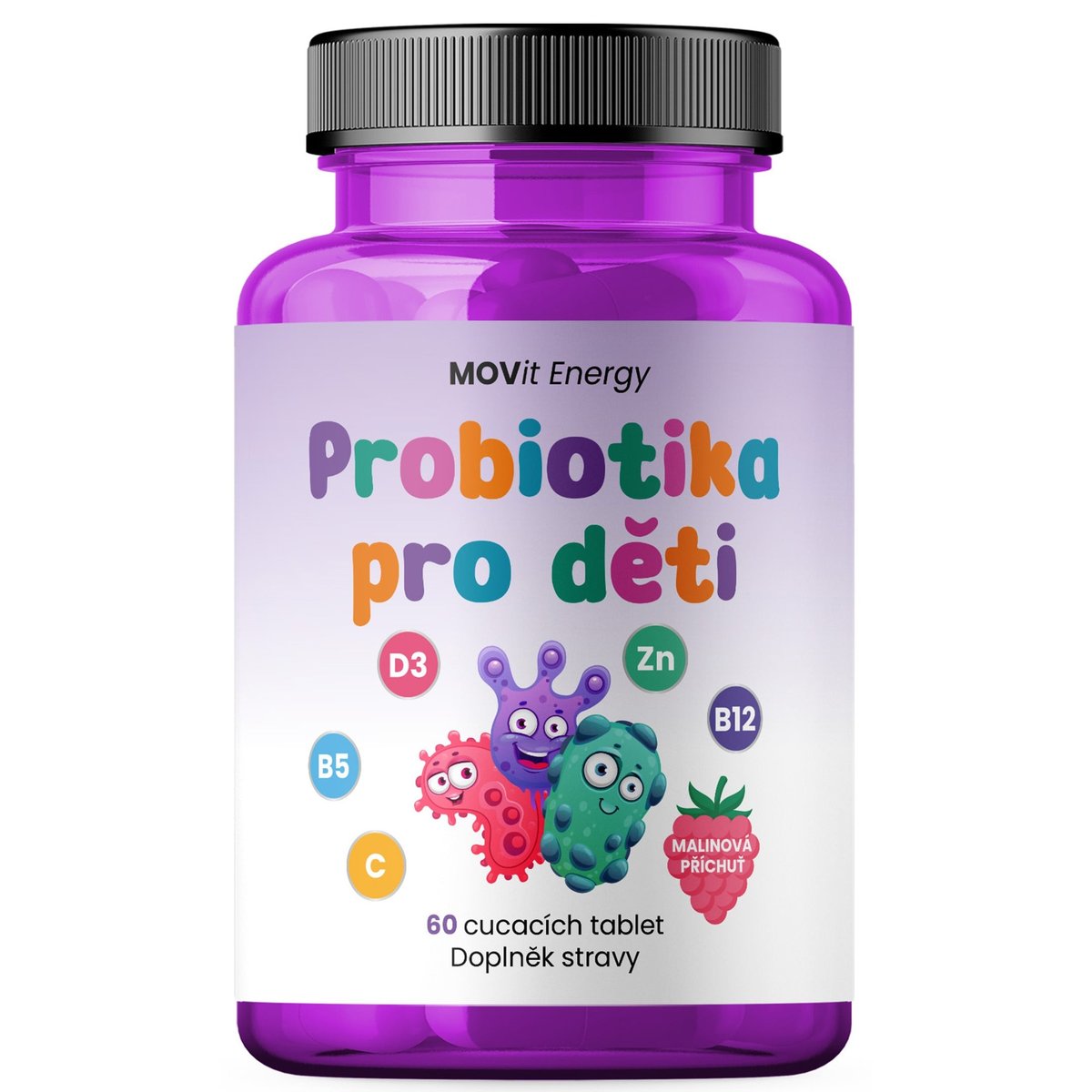 MOVit Probiotika pro děti, cucavých tbl. 60
