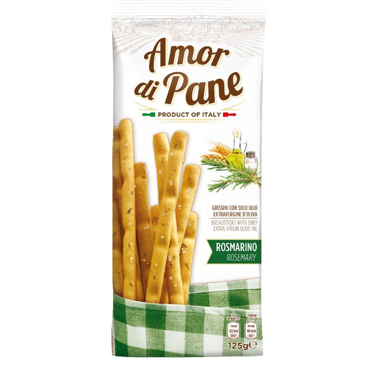Amor di Pane Grissini rozmarýn