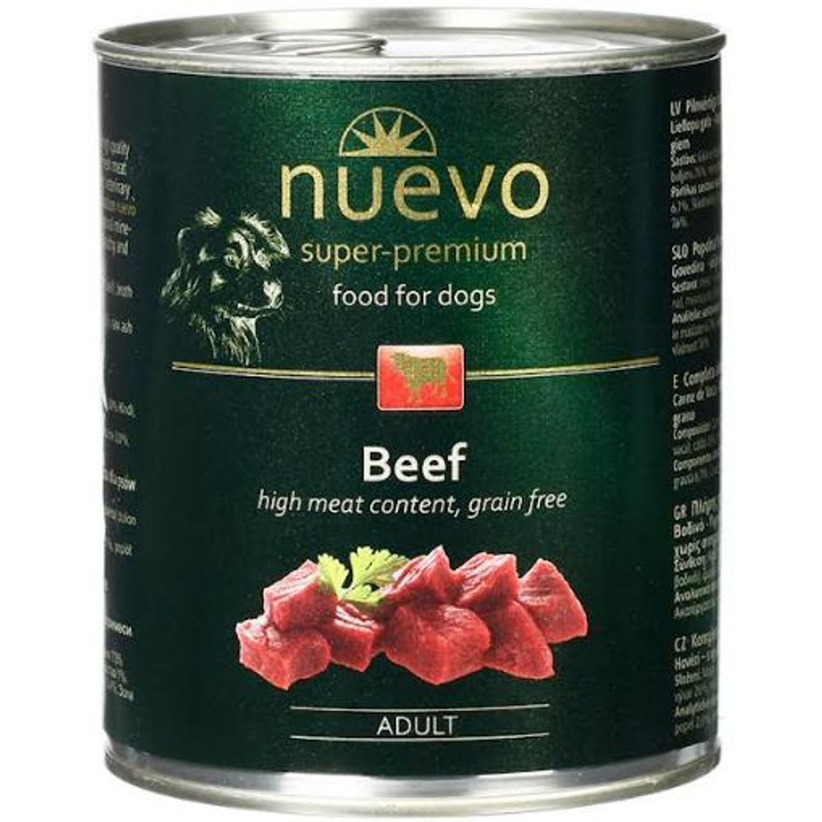 Nuevo Dog Adult Beef - 6x400g