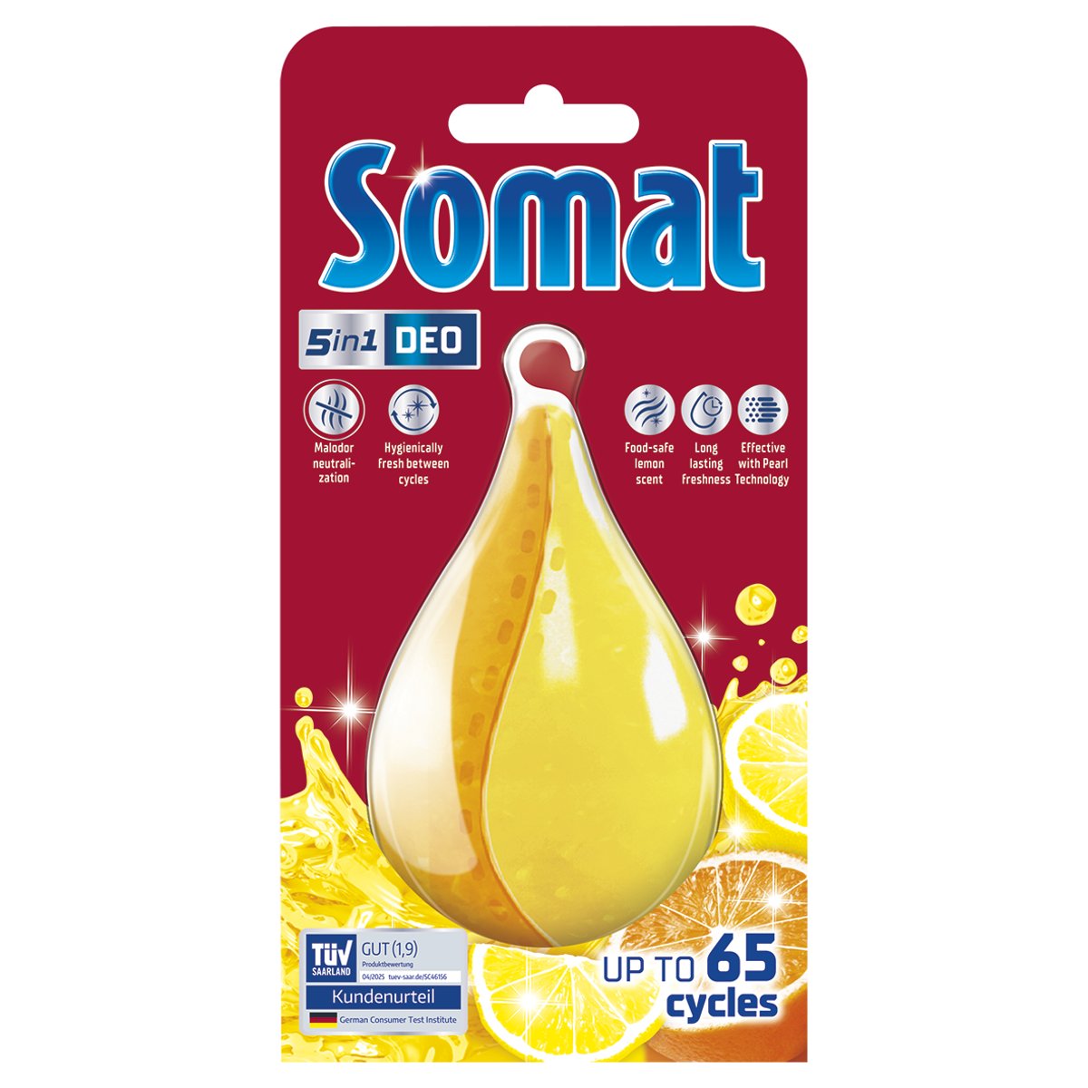 Levně Somat Deo Perls vůně do myčky na nádobí citron a pomeranč