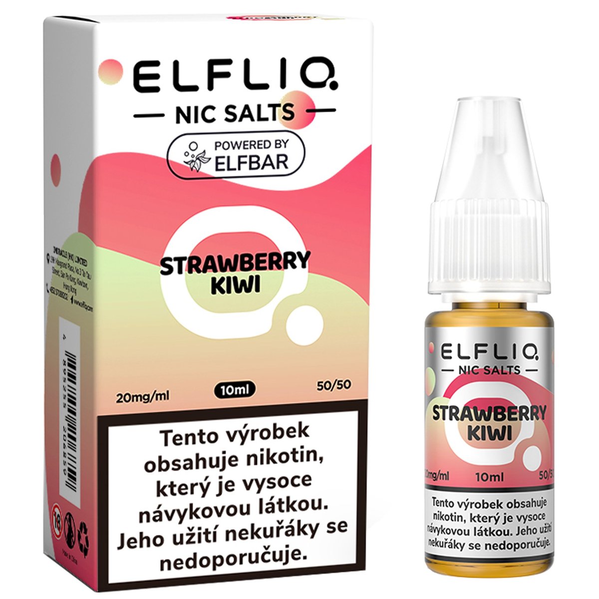 Elfliq Salt Jahoda a kiwi 10ml (20mg)