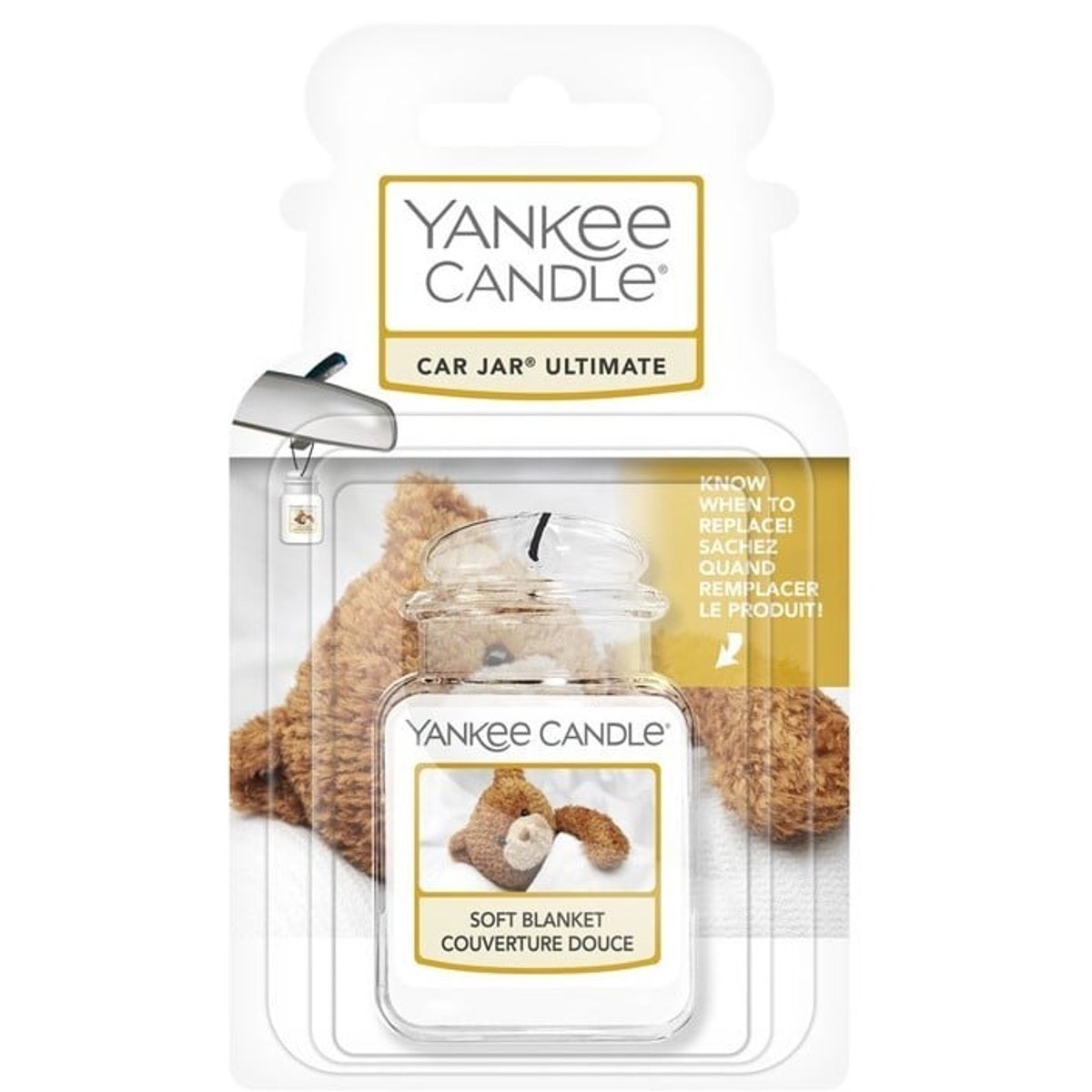 Yankee Candle Soft Blanket vůně do auta závěsná 1 ks