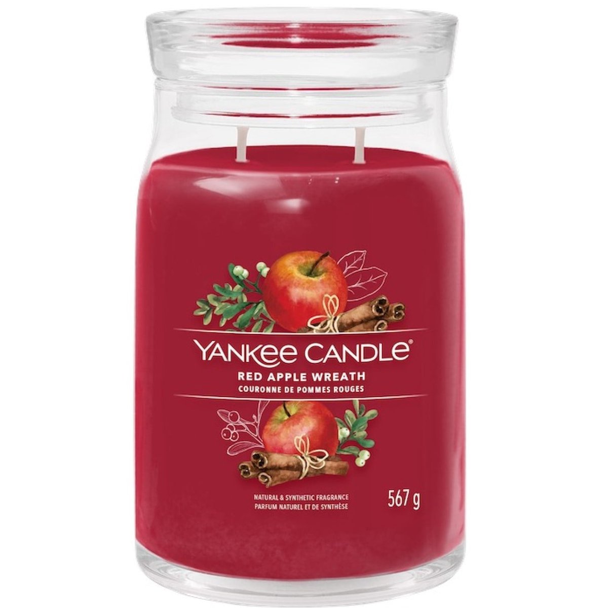 Yankee Candle Signature Red Apple Wreath vonná svíčka