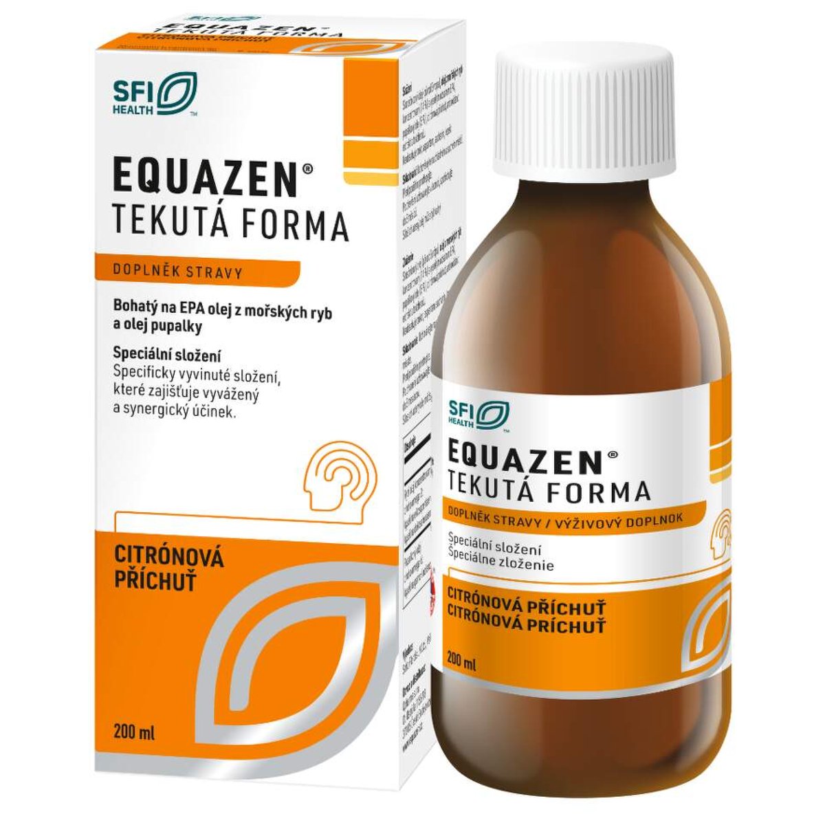 EQUAZEN tekutá forma s příchutí citrónu 200ml