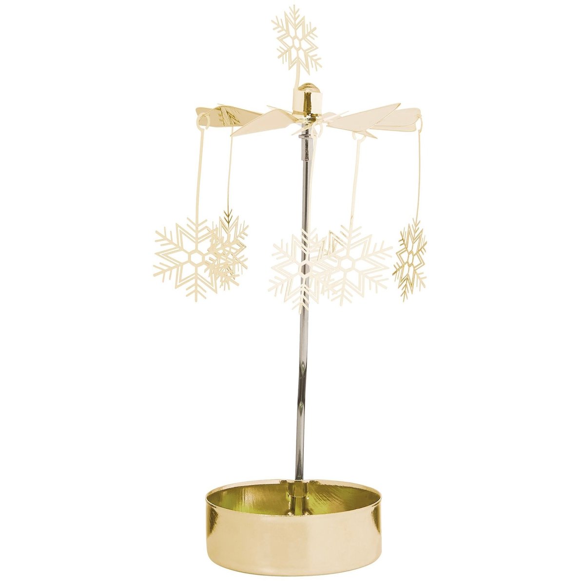 Butlers Merry-Go-Round kolotoč na čajovou svíčku sněhová vločka