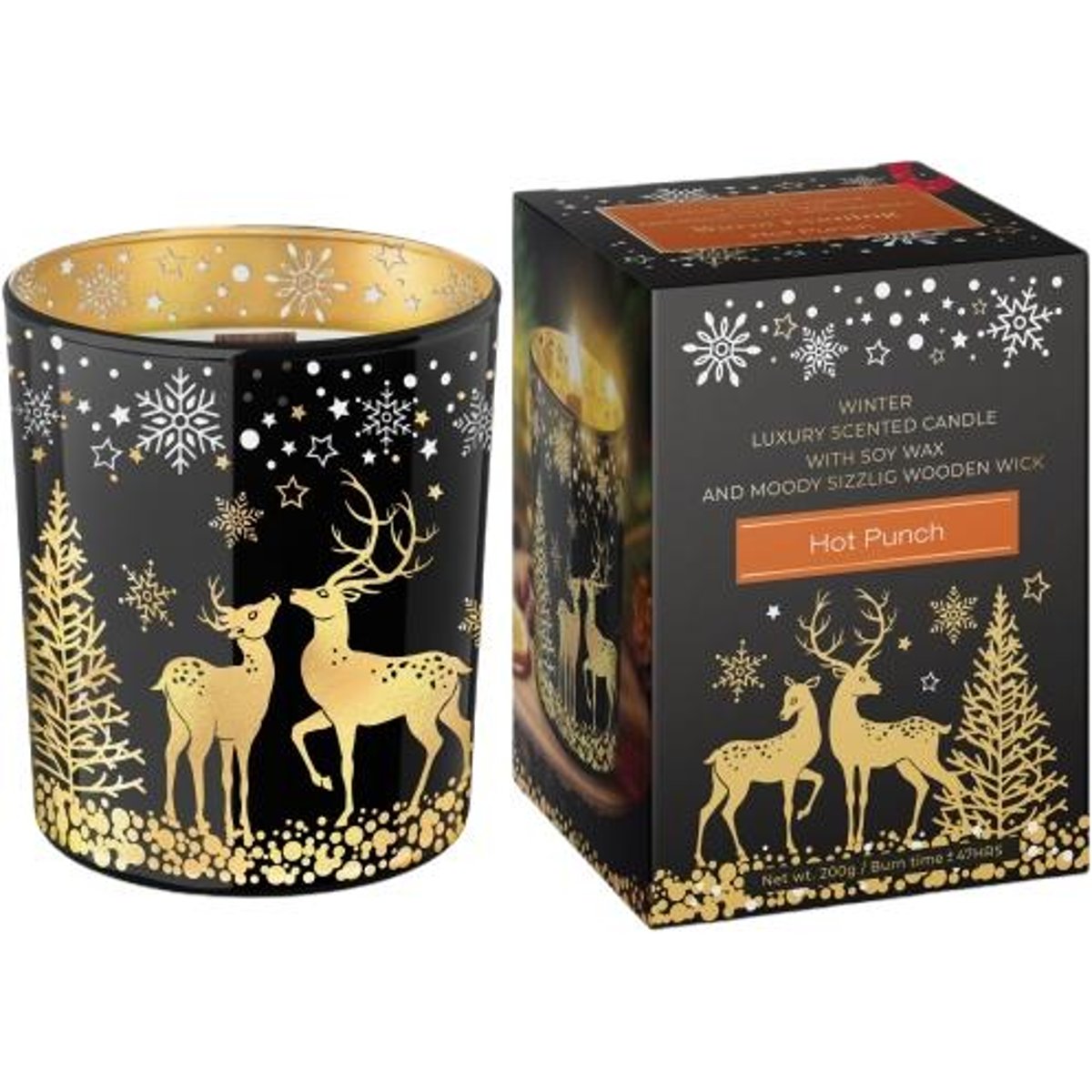 Bartek Warm Evening vonná svíčka s dřevěným knotem