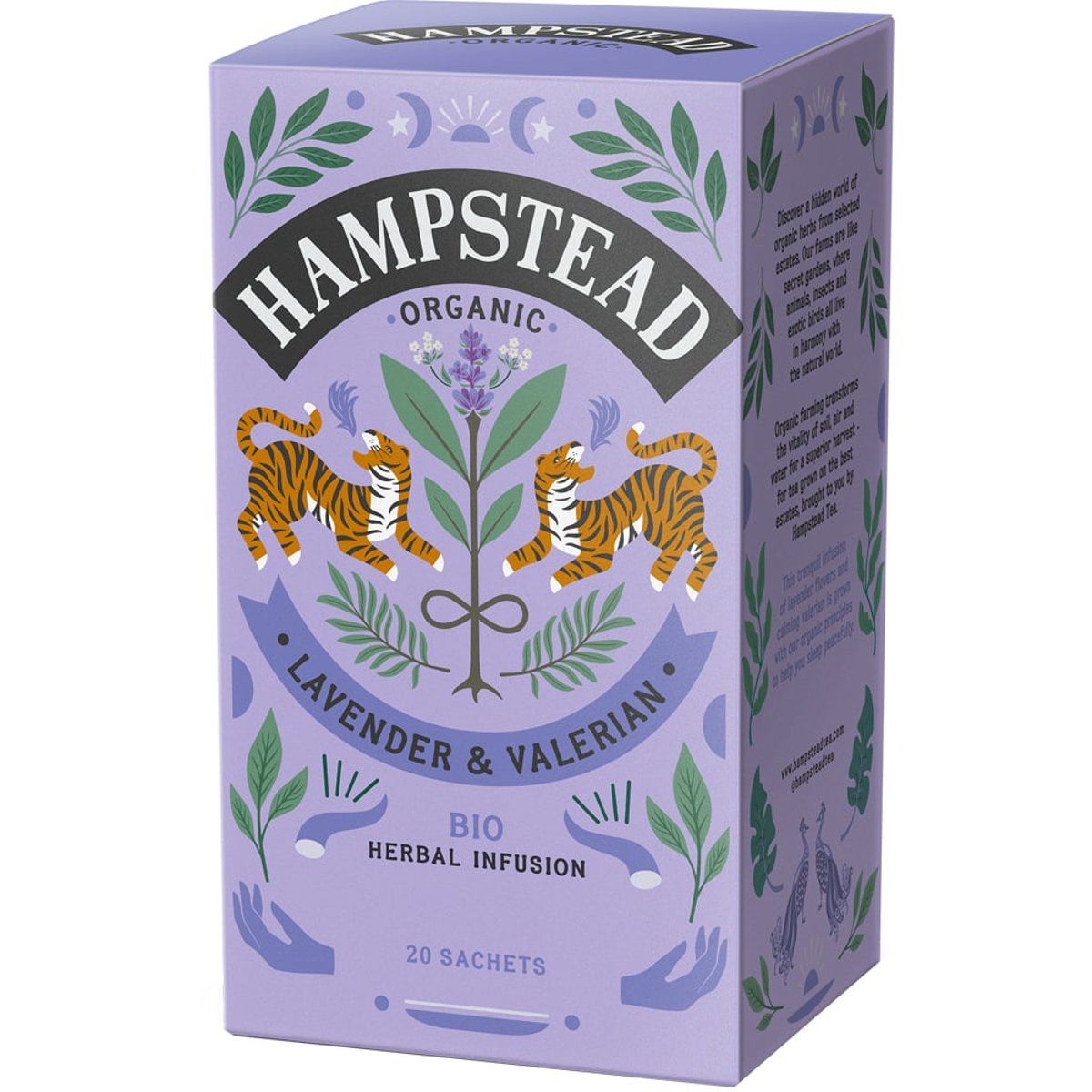 Hampstead Tea BIO Bylinný čaj s levandulí a kozlíkem