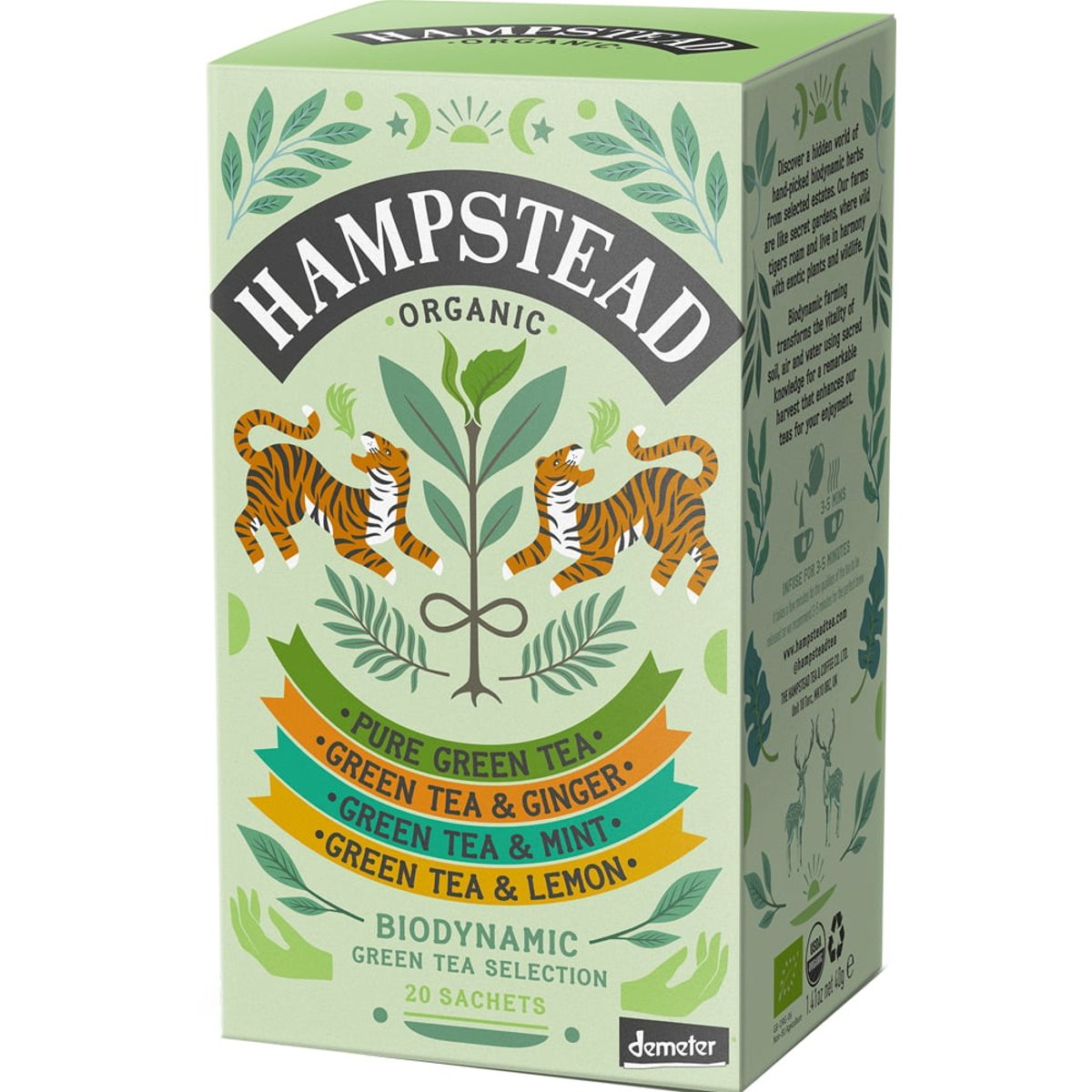 Hampstead Tea BIO Selekce zelených čajů