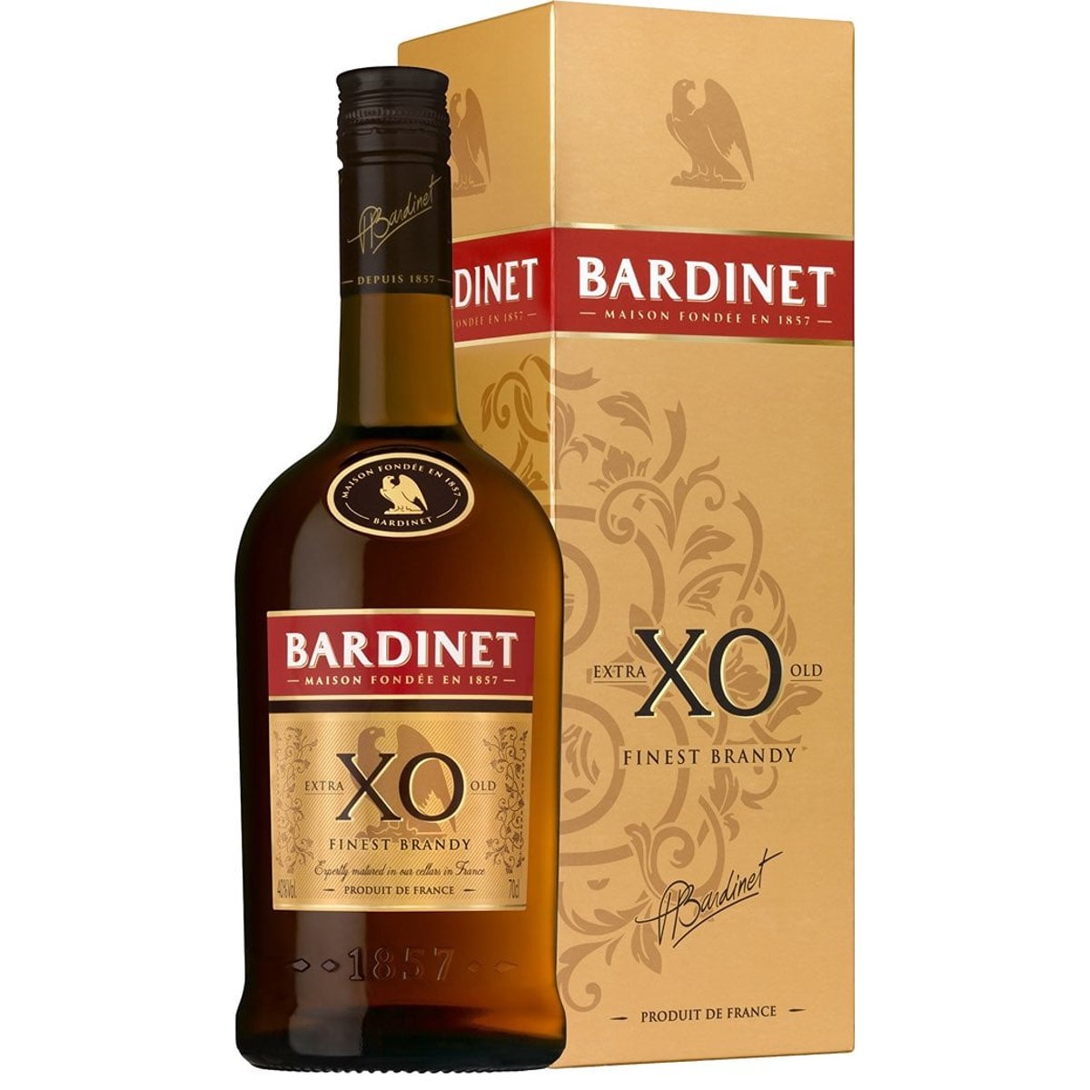 Bardinet French Brandy XO 40% obj. dárkové balení