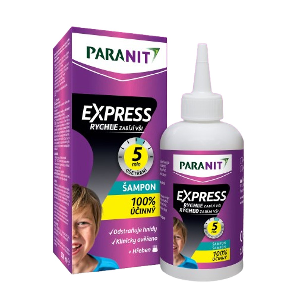 Paranit Express Šampon 100ml+hřeben