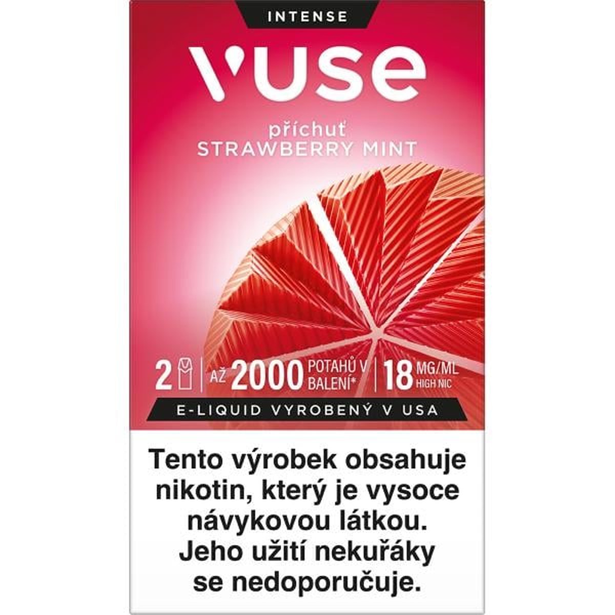 Levně Vuse GO Reload 1000 Pod Strawberry Ice
