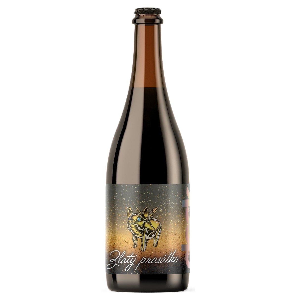 Clock Zlatý Prasátko