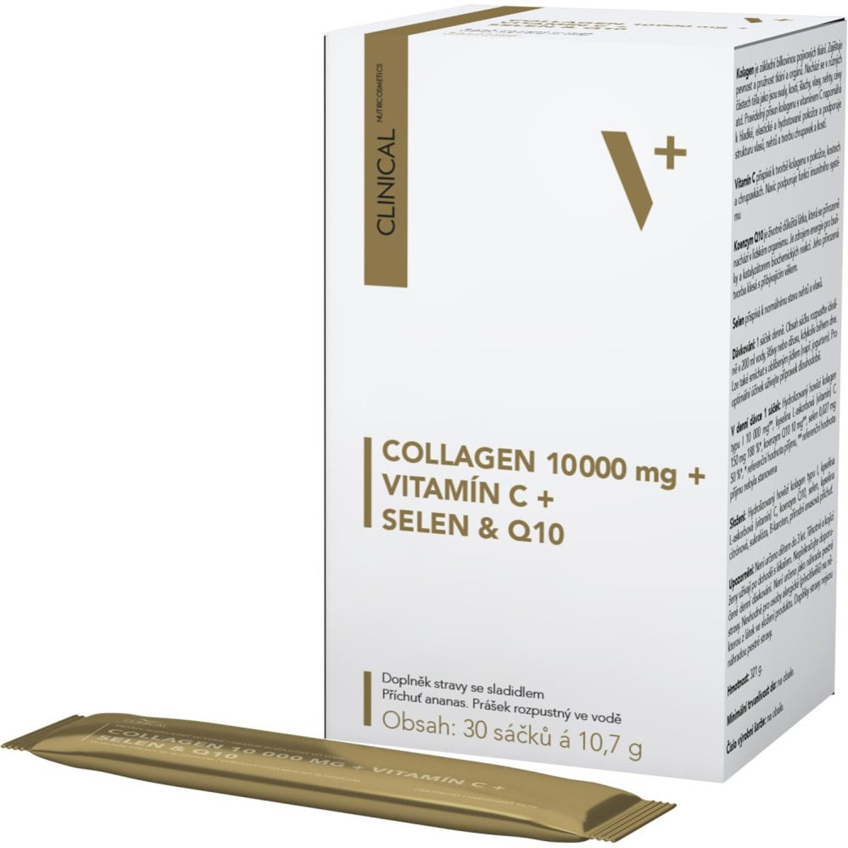 Clinical Collagen 10000mg+vitC+selen &Q10 30x10.7g