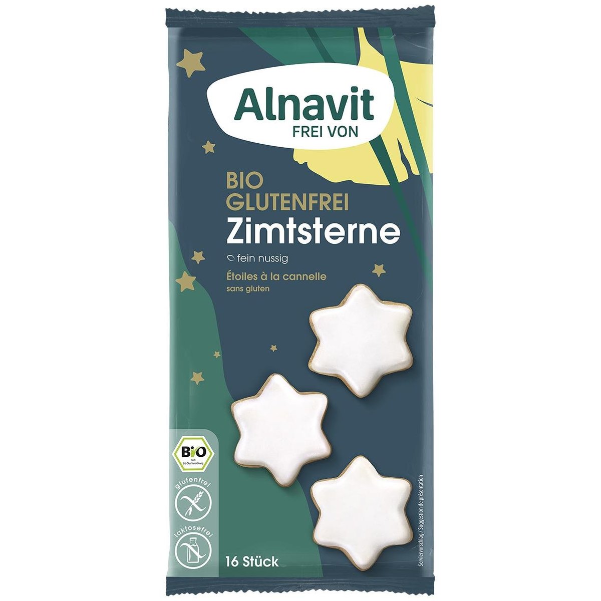 Alnavit BIO Bezlepkové hvězdičky s marcipánem a skořicí
