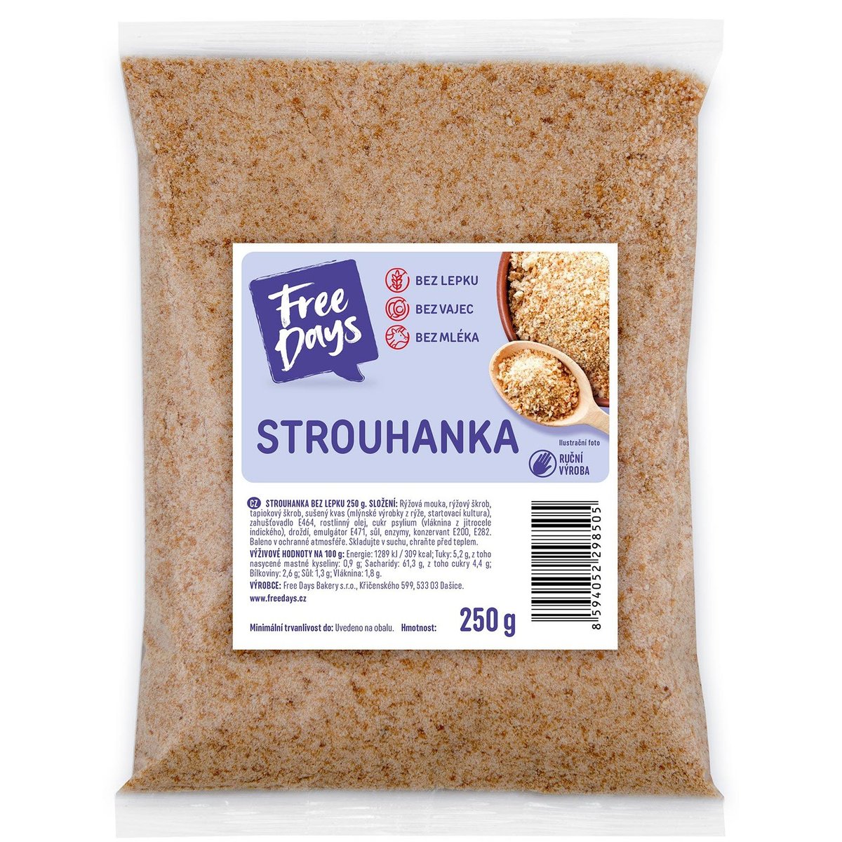 Amaranth Strouhanka z pečiva bez lepku