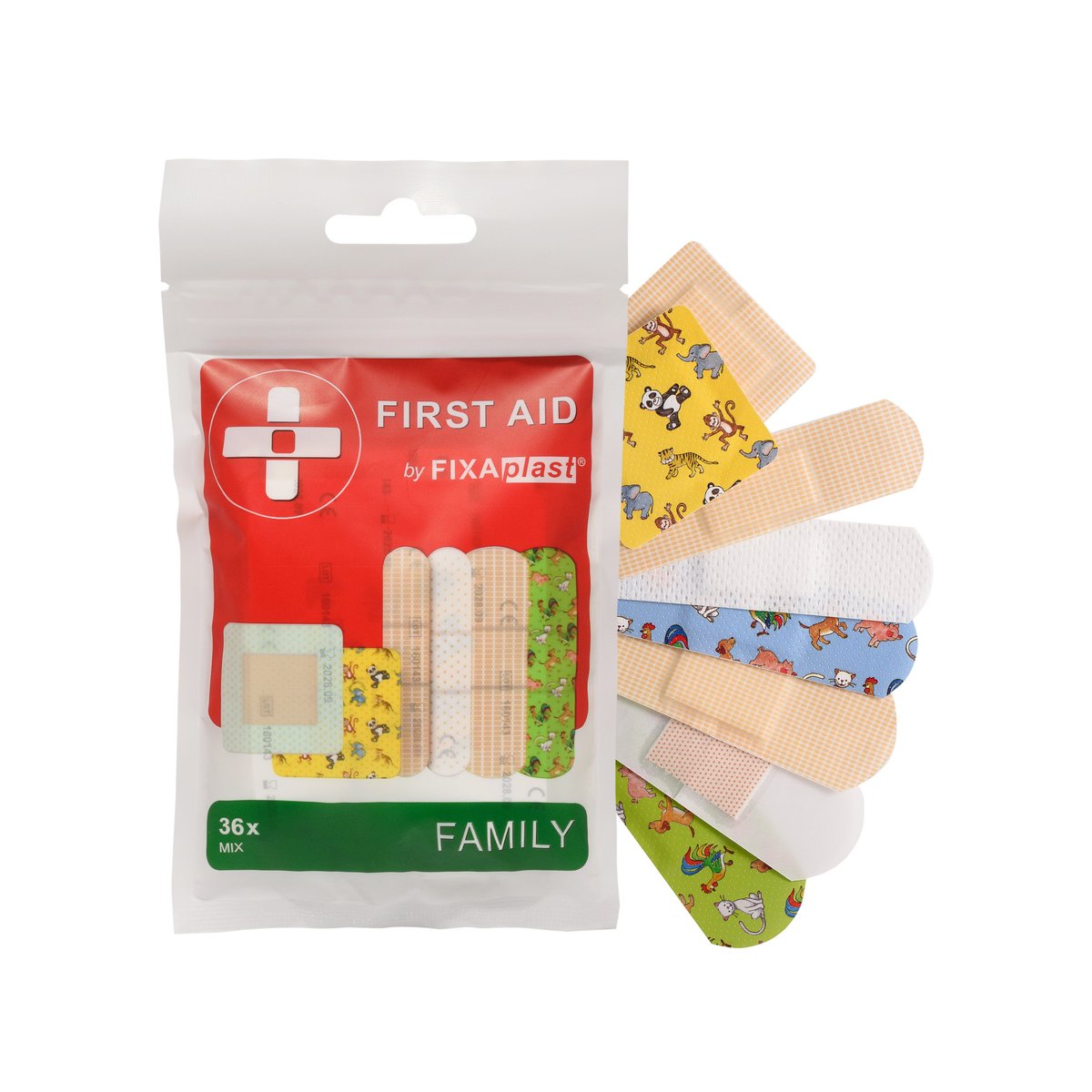 Levně FIXAplast FIRST AID Family náplast mix 36ks