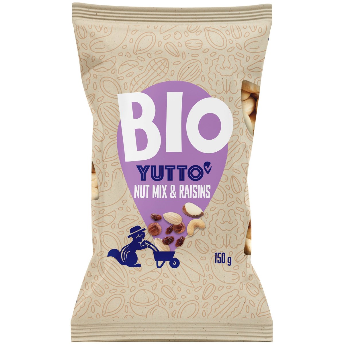 Yutto BIO Směs ořechů a rozinek