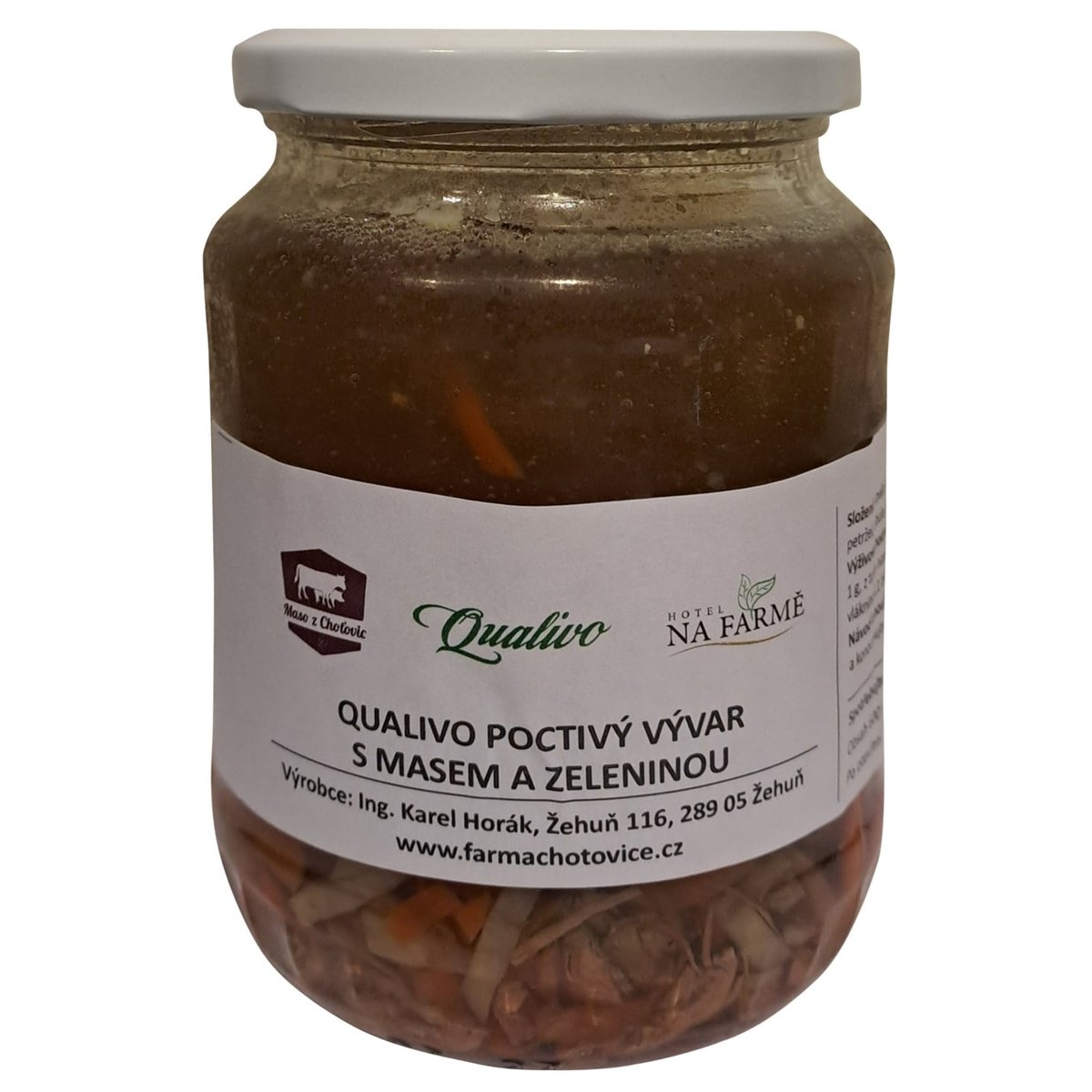 Qualivo Poctivý vývar s masem a zeleninou
