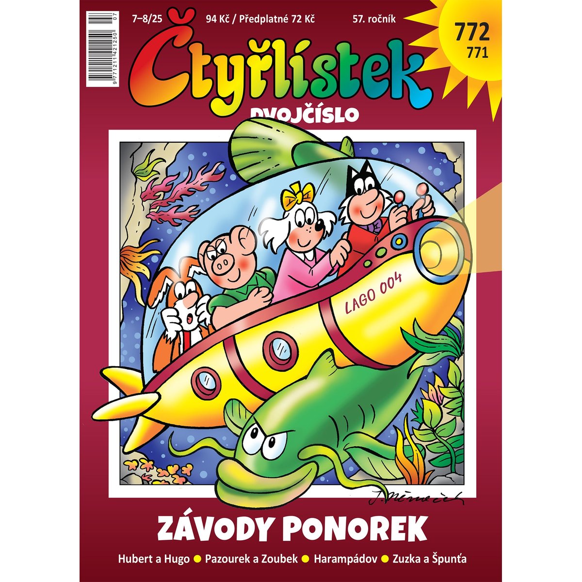 Čtyřlístek č.7-8/2025