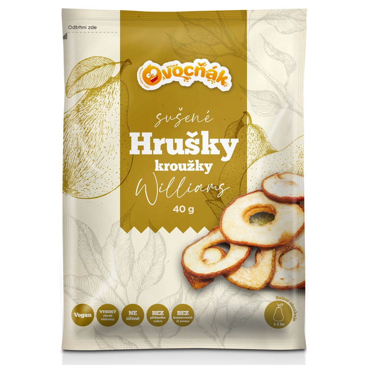 Ovocňák Sušené hruškové kroužky