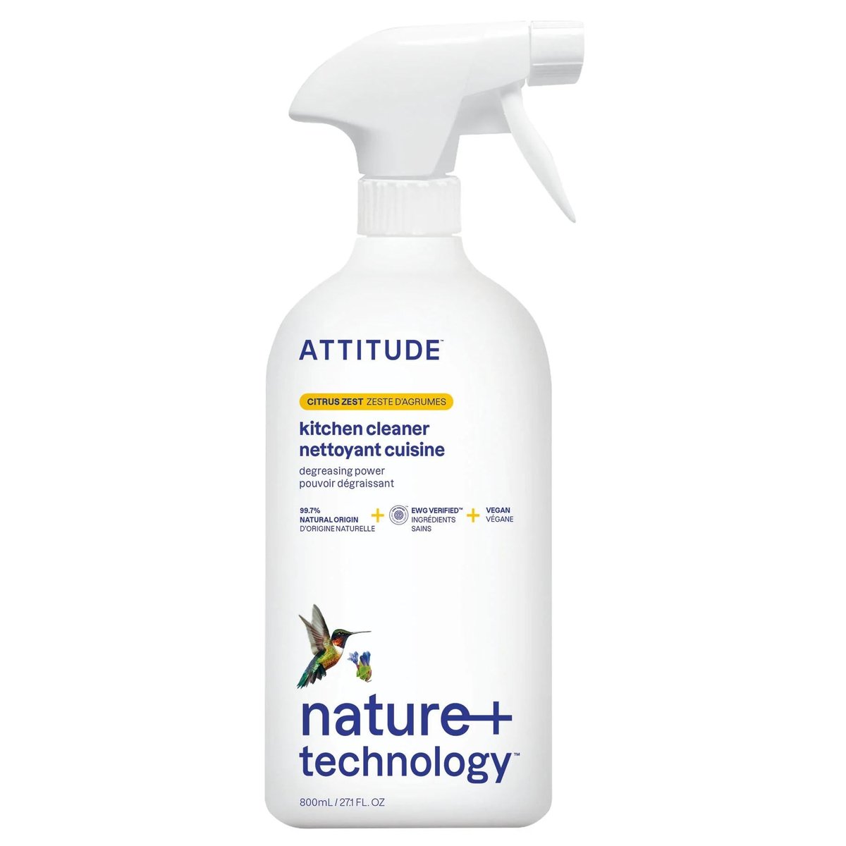 Attitude Čistič na kuchyně s vůní citronové kůry sprej