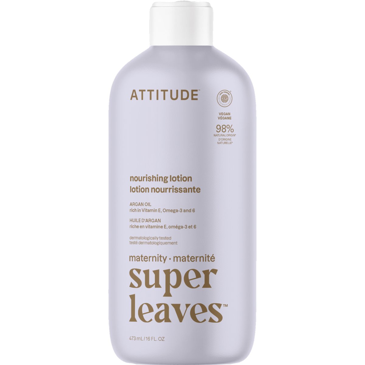 Attitude Super Leaves Maternity tělové mléko nejen pro těhotné s arganem