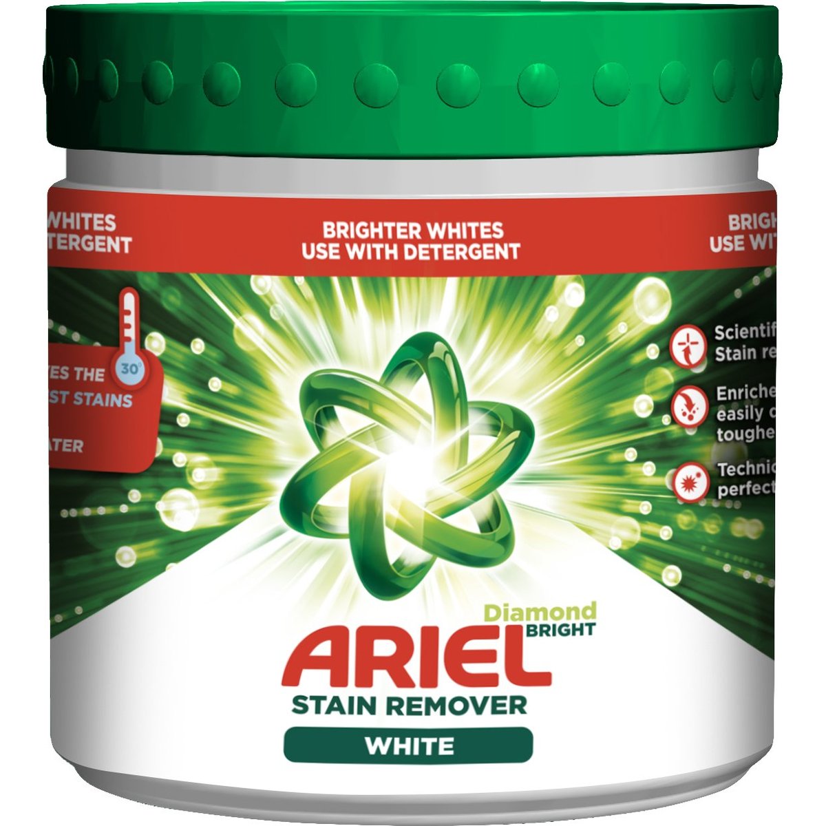 Ariel Stain Remover odstraňovač skvrn na bílé prádlo prášek