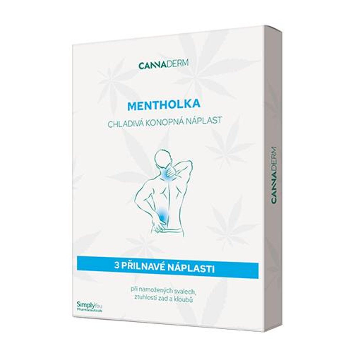 Cannaderm Mentholka chladivá konopná náplast 3ks