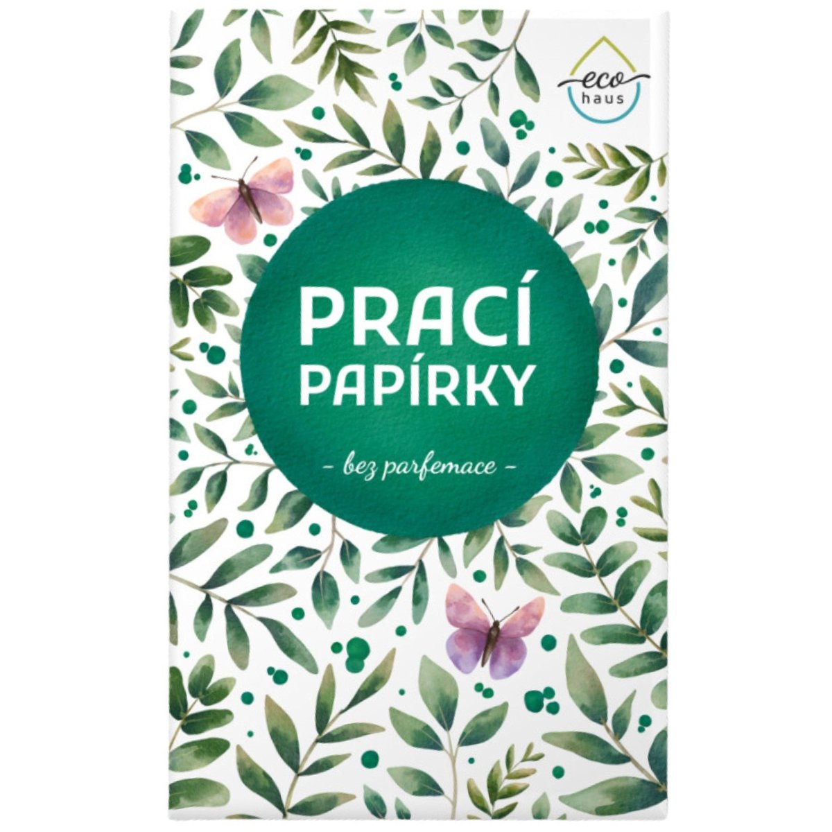 EcoHaus prací papírky, Bez parfemace, 5ks