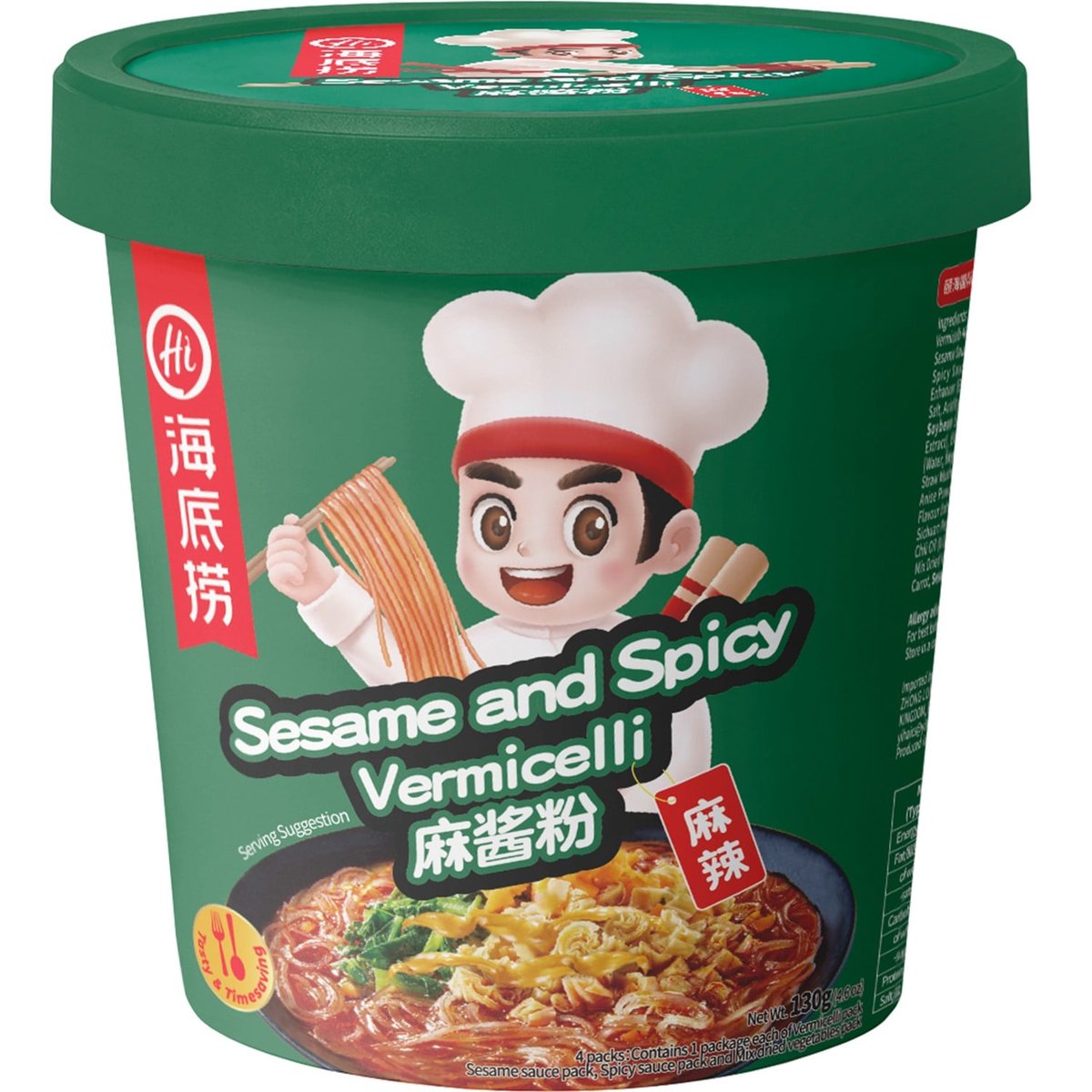 Haidilao Instantní nudlová polévka pikantní sezamová