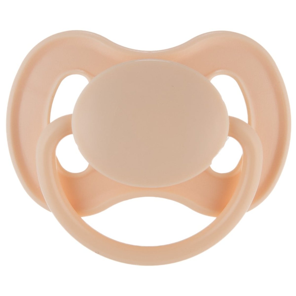 Canpol babies Dudlík kaučukový Nude krémový 0–6 měsíců