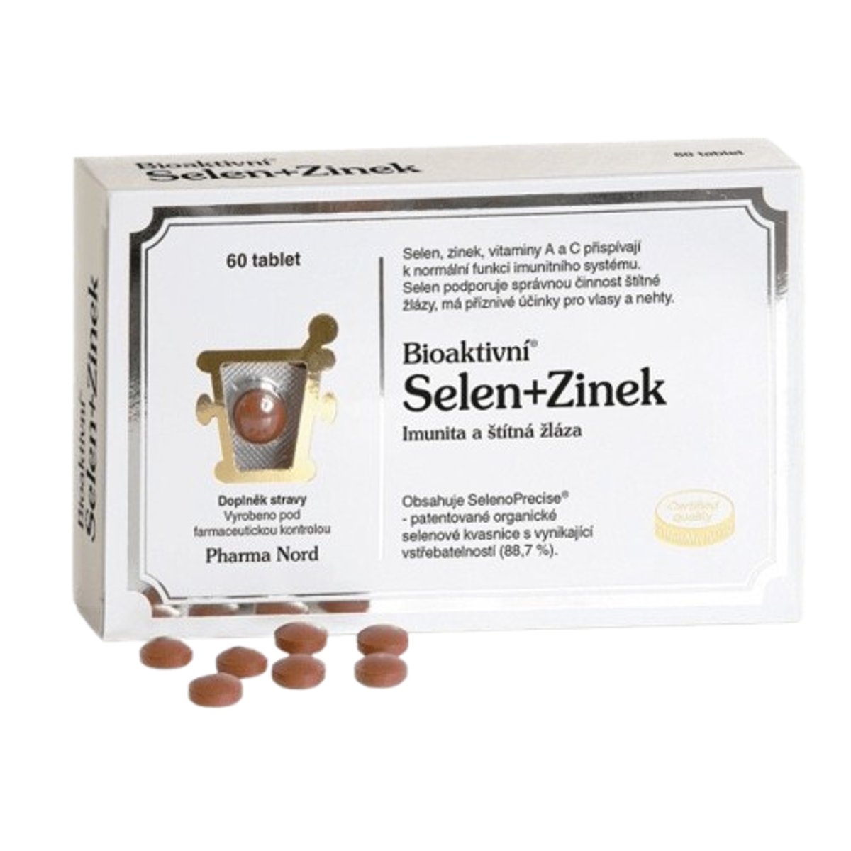 Levně Pharma Nord Bioaktivní Selen+Zinek tbl.60