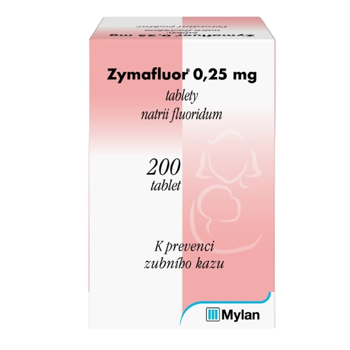 ZYMAFLUOR 0,25MG Tableta 200