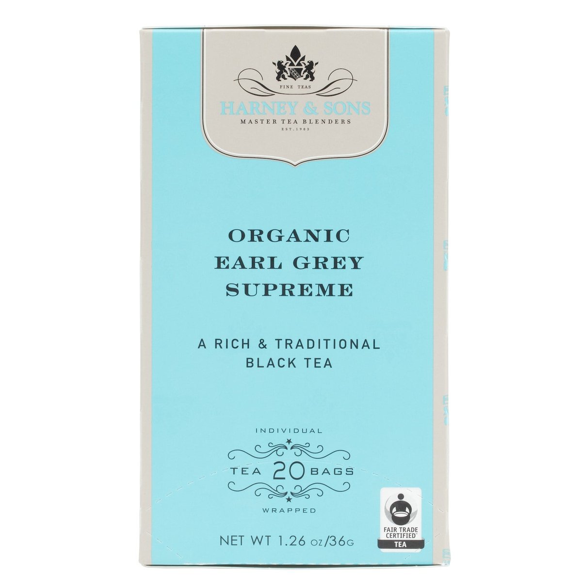 Harney & Sons BIO Earl Grey Supreme černý čaj