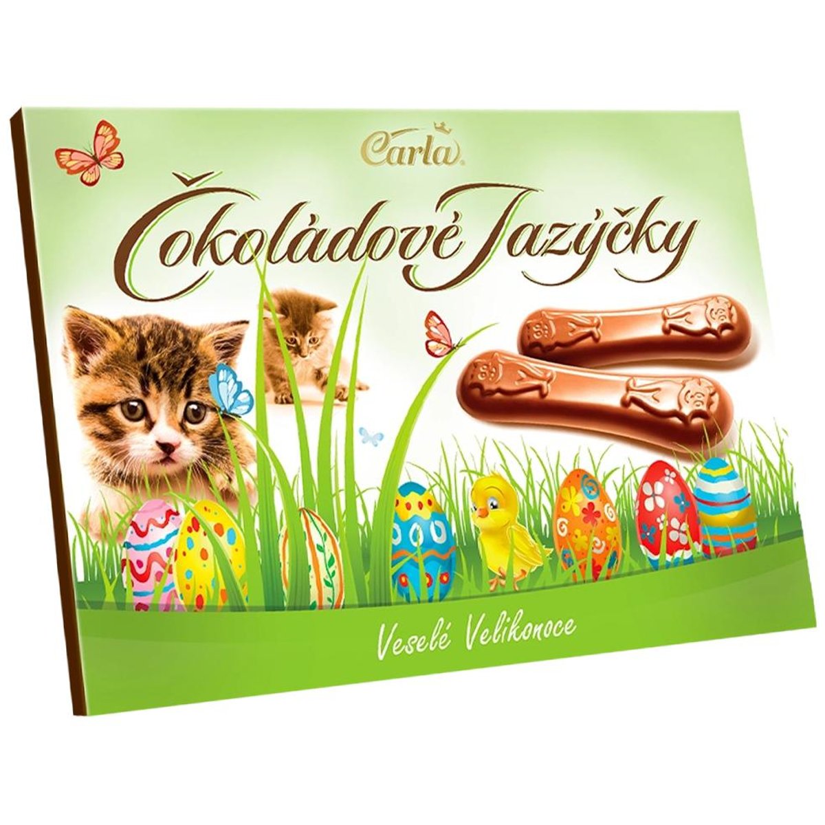 Carla Čokoládové jazýčky mléčné