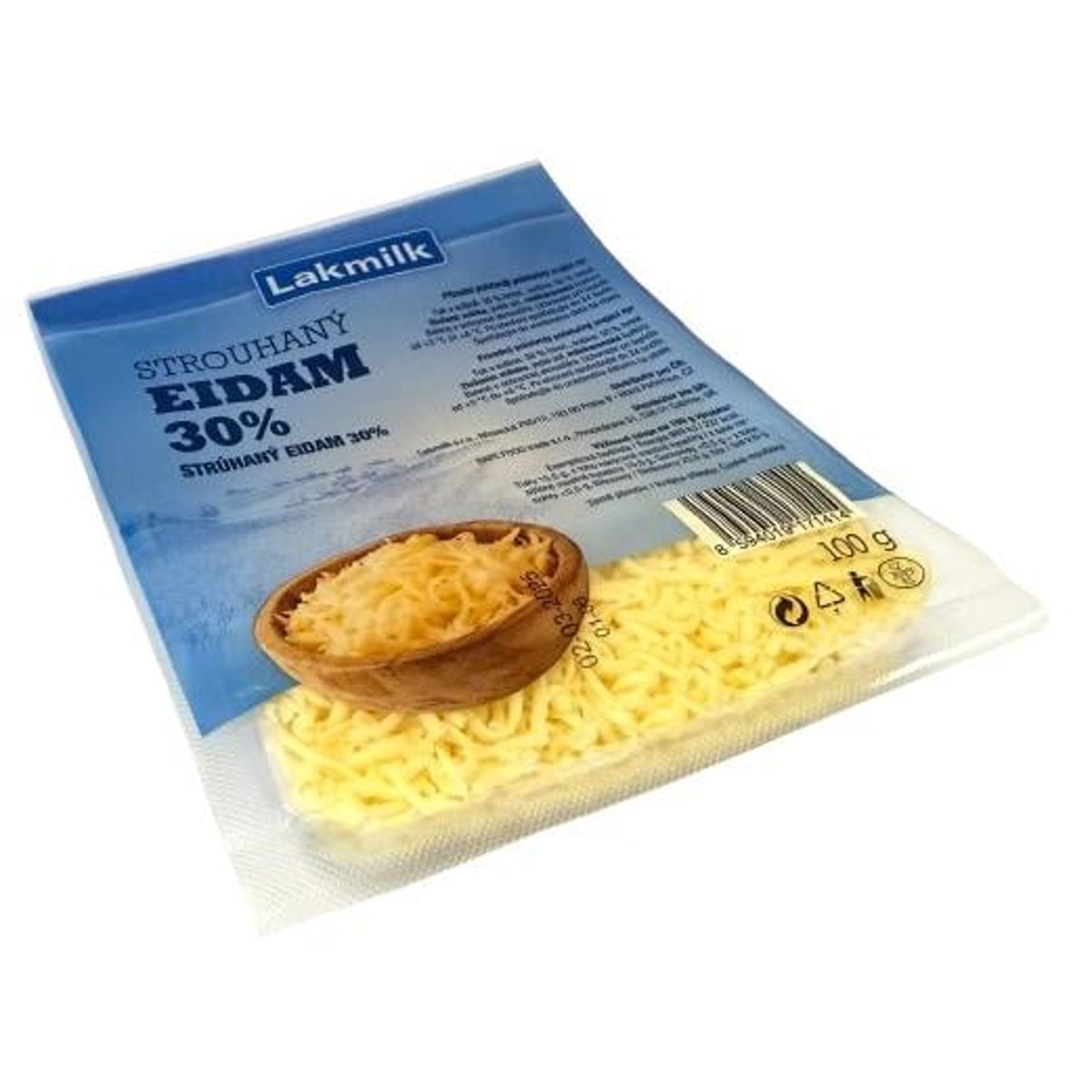 Lakmilk Strouhaný eidam 30%