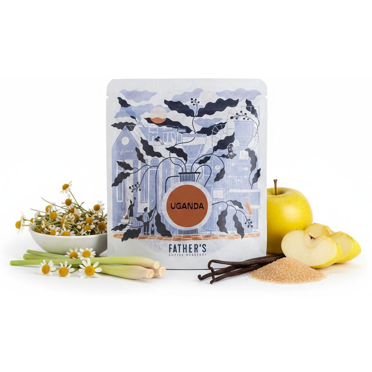Father´s Coffee Roastery Uganda espresso zrnková káva