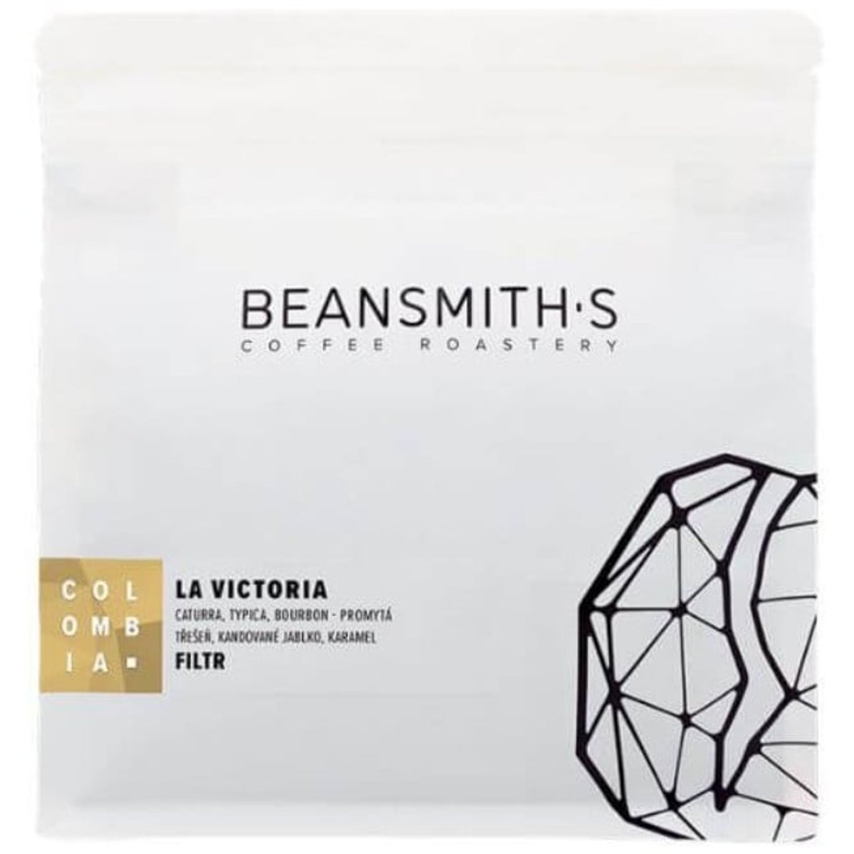 Beansmith's Kolumbie La Victoria filtr zrnková káva