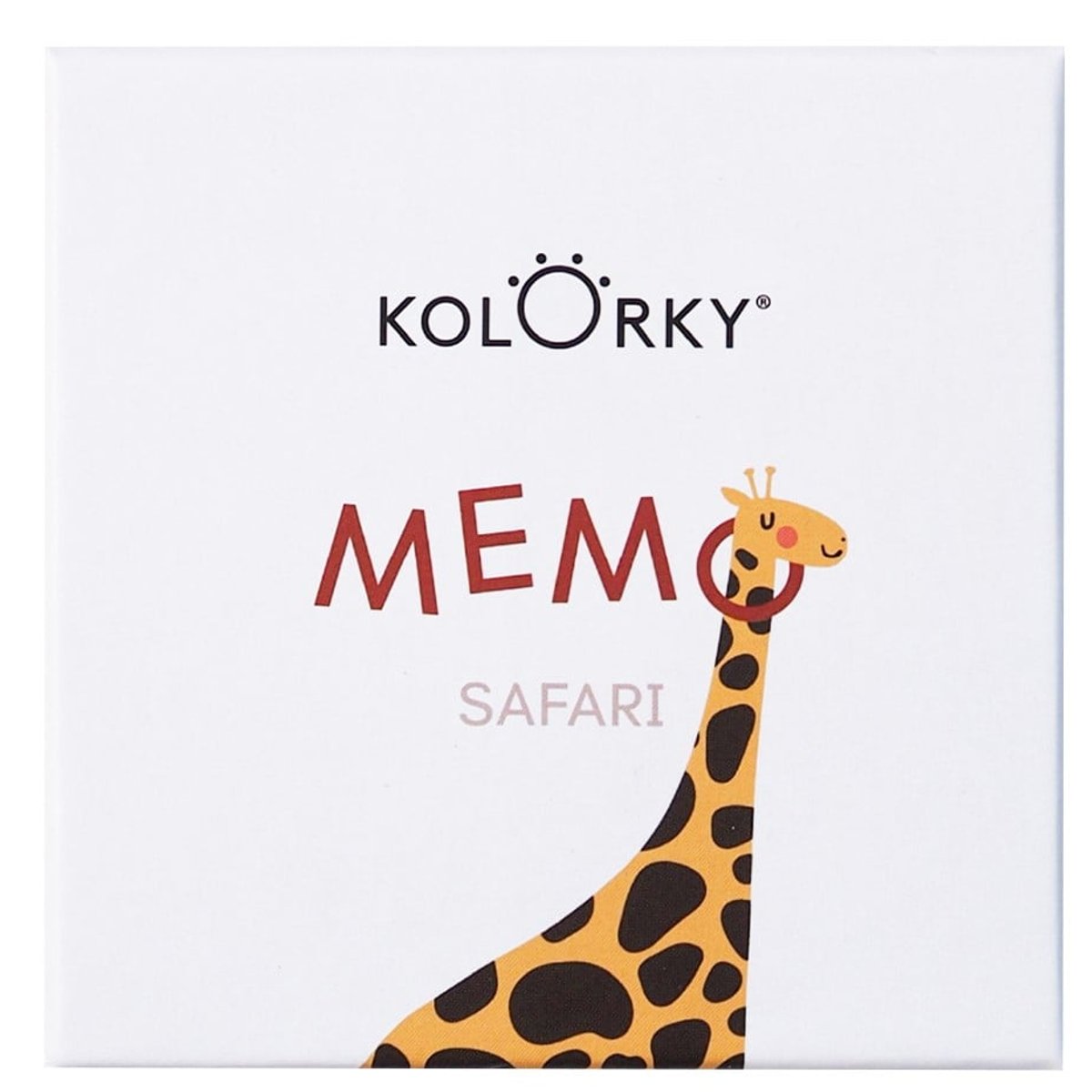 Kolorky Memo Game Safari pexeso 20 ks