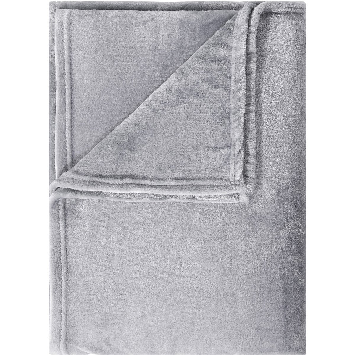 Butlers Lazy Days flísová deka šedá 200×150 cm