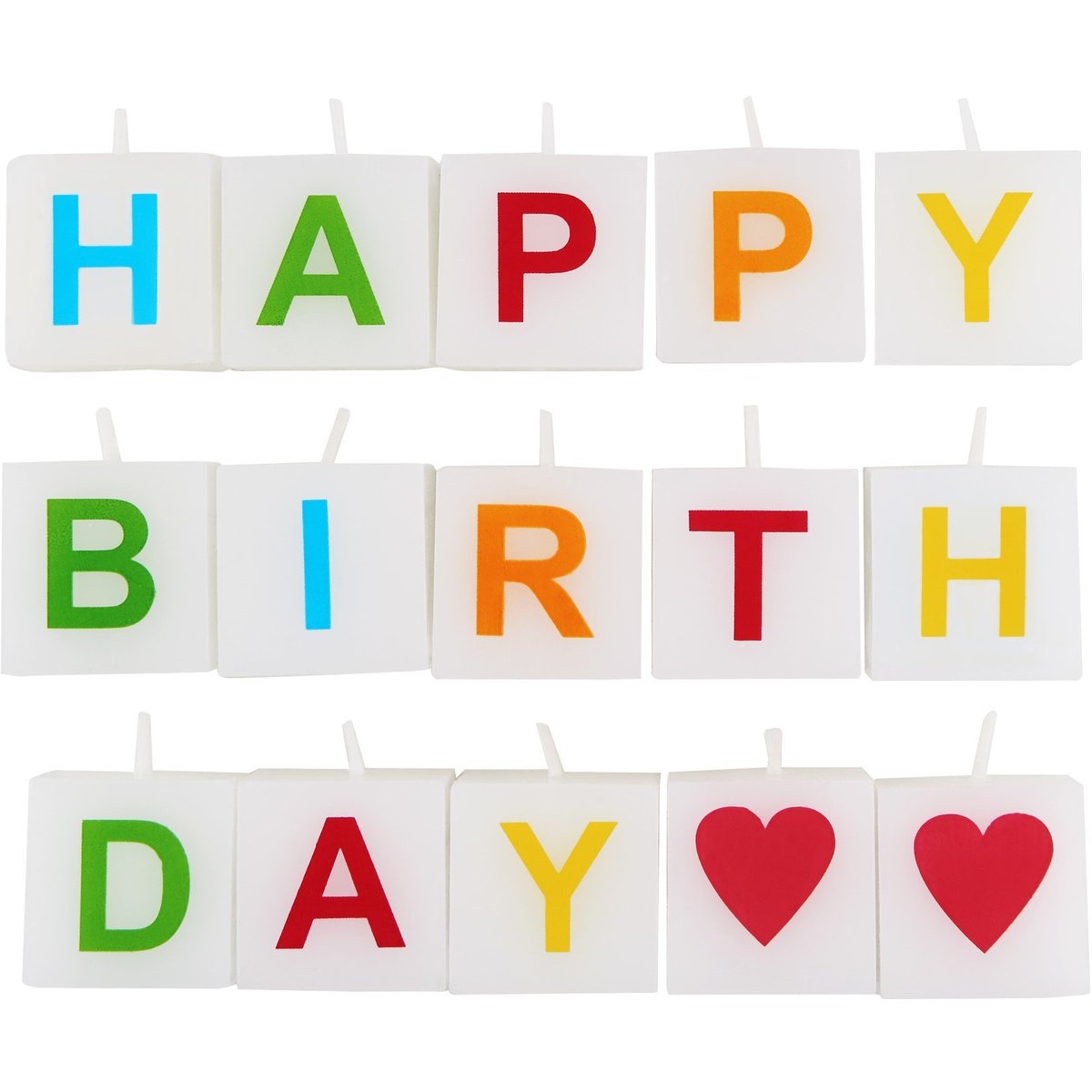 Butlers Love Letters svíčka Happy Birthday 15 dílů